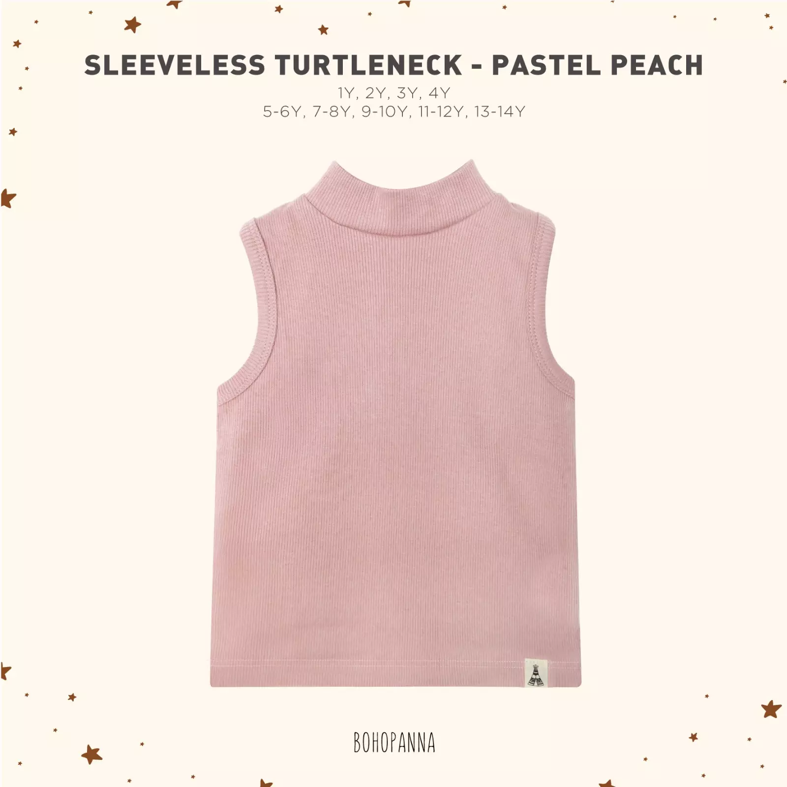 BOHOPANNA - SLEEVELESS TURTLENECK - KAOS ANAK