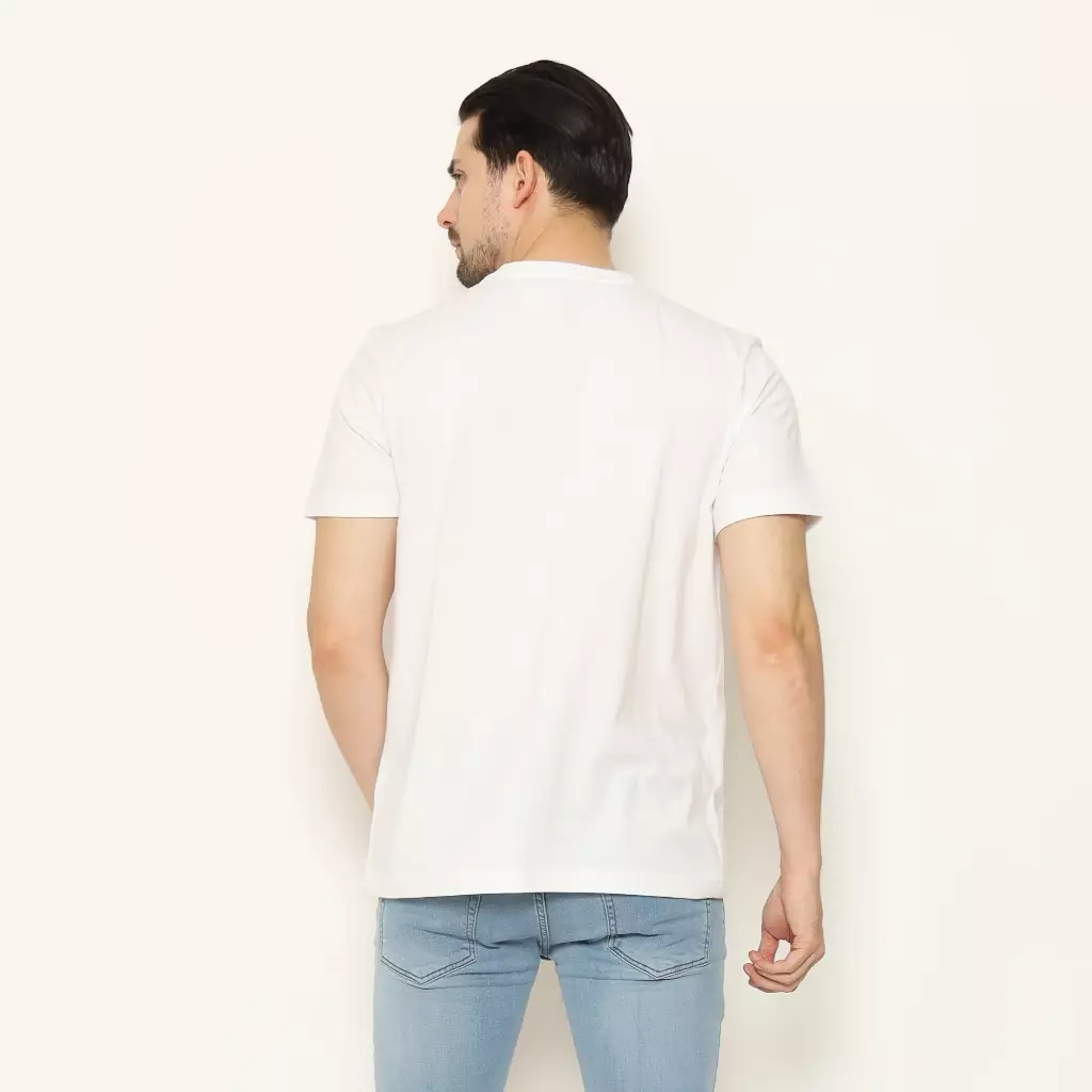 Hammer Men T-shirt Grafis Z1TI048W1 | Kaos Pria Reguler Fit Putih