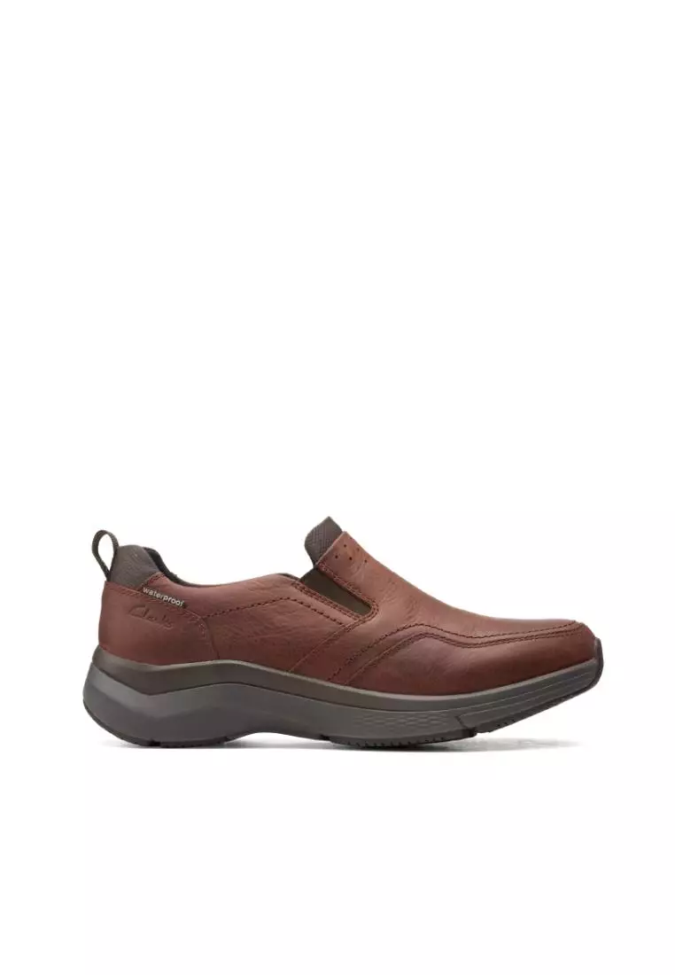 Clarks Wave2.0 Edge Brown Oily Mens Sport Shoes Online | Malaysia