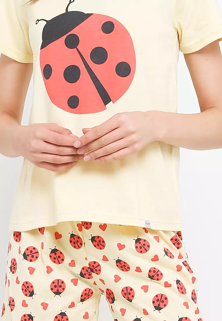 Pyjama Pijama Short Sleeve Short Pants Sleepwear