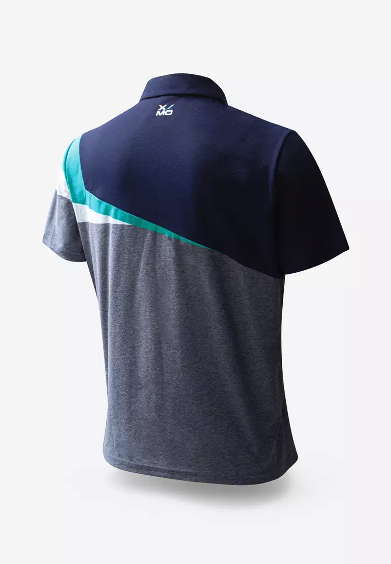 Academia Navy Table Tennis Polo Shirt Sports Polo Shirt