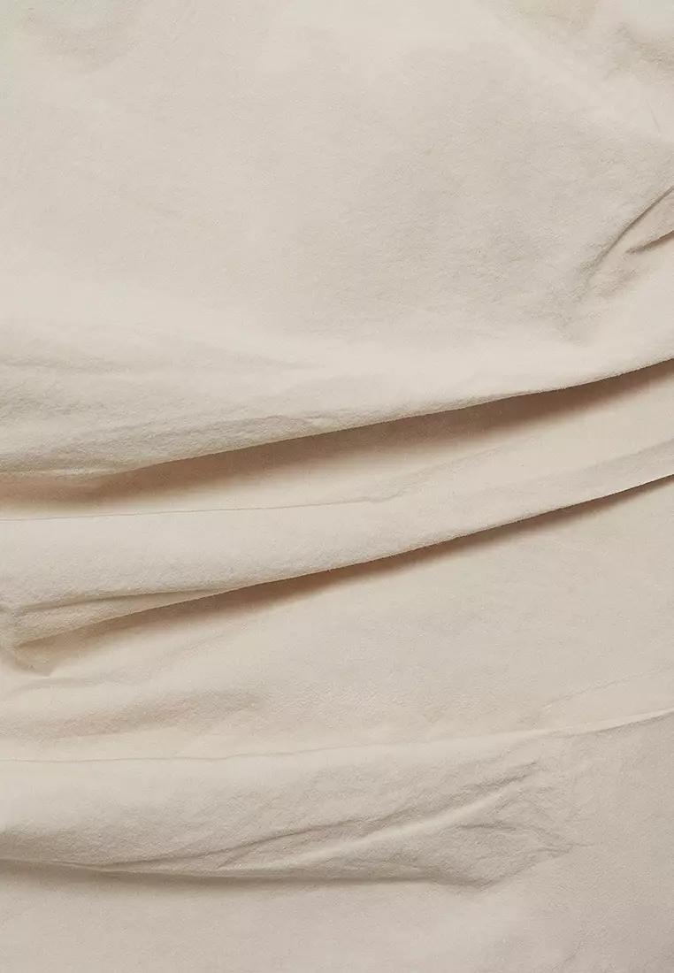 Asymmetrical Strapless Top