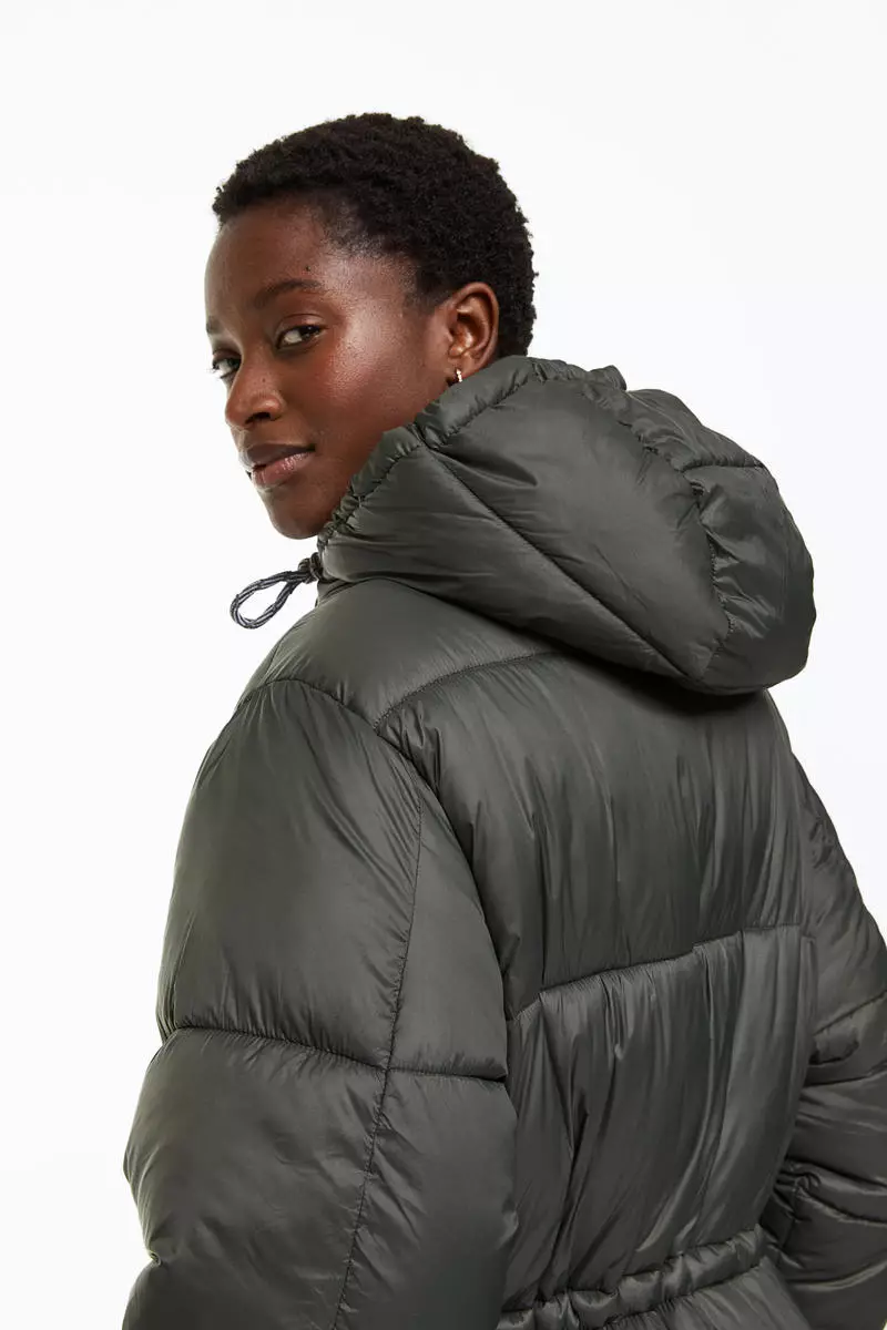 Buy H M Hooded puffer coat Online ZALORA Malaysia