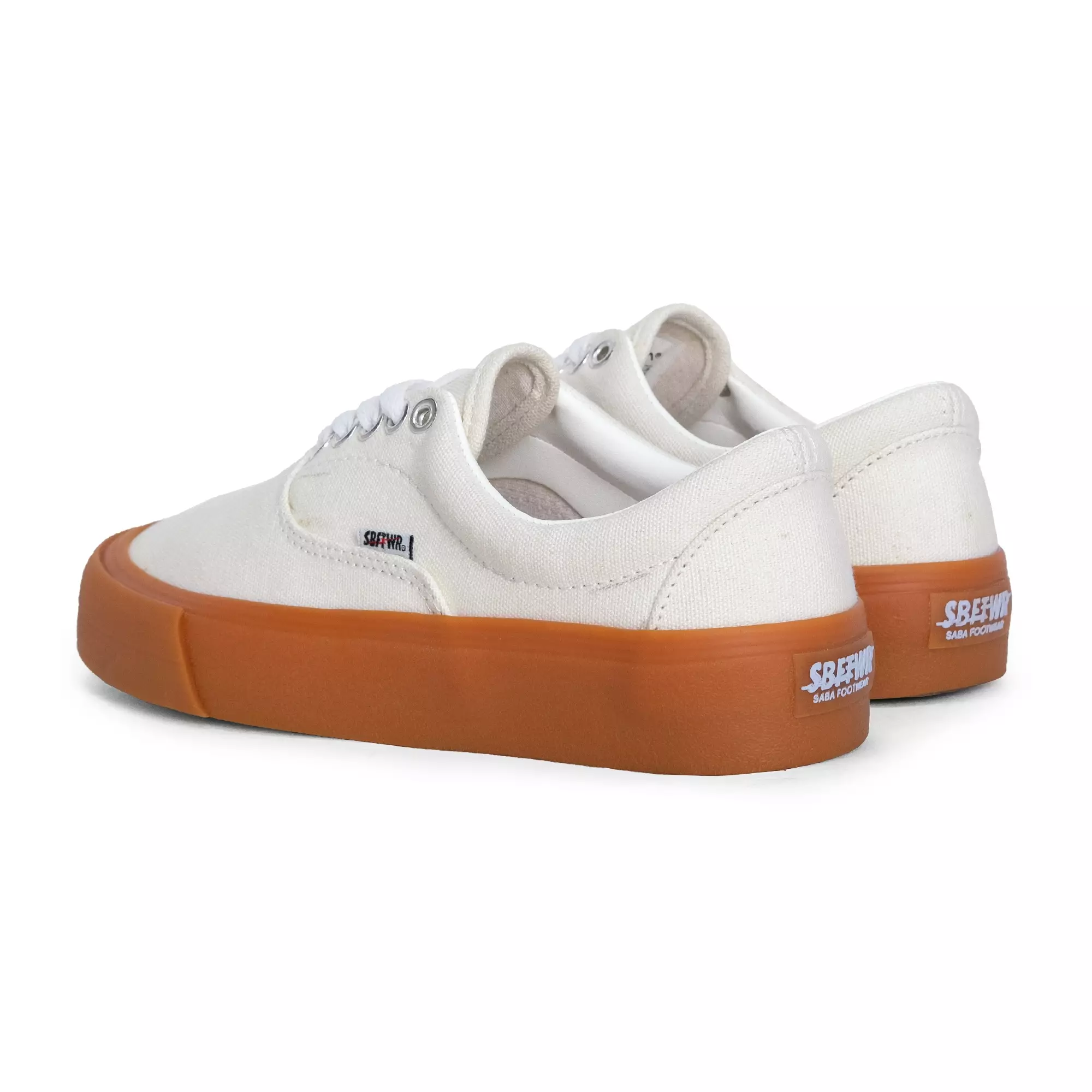 SABA Sykes Off White Gum - Sepatu Sneakers Casual Pria Wanita