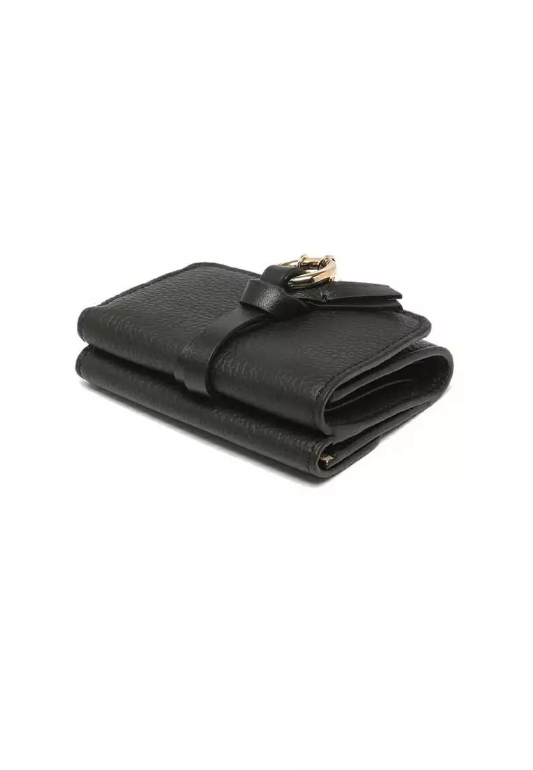 Alphabet Mini Trifold Wallet Black CHC21WP946F57
