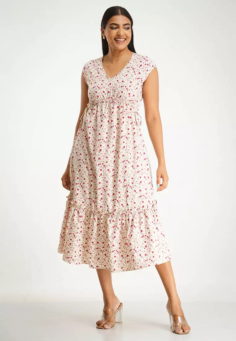 Buy DILFER CAP SLV EMPIRE LINE DRESS 2024 Online ZALORA Singapore
