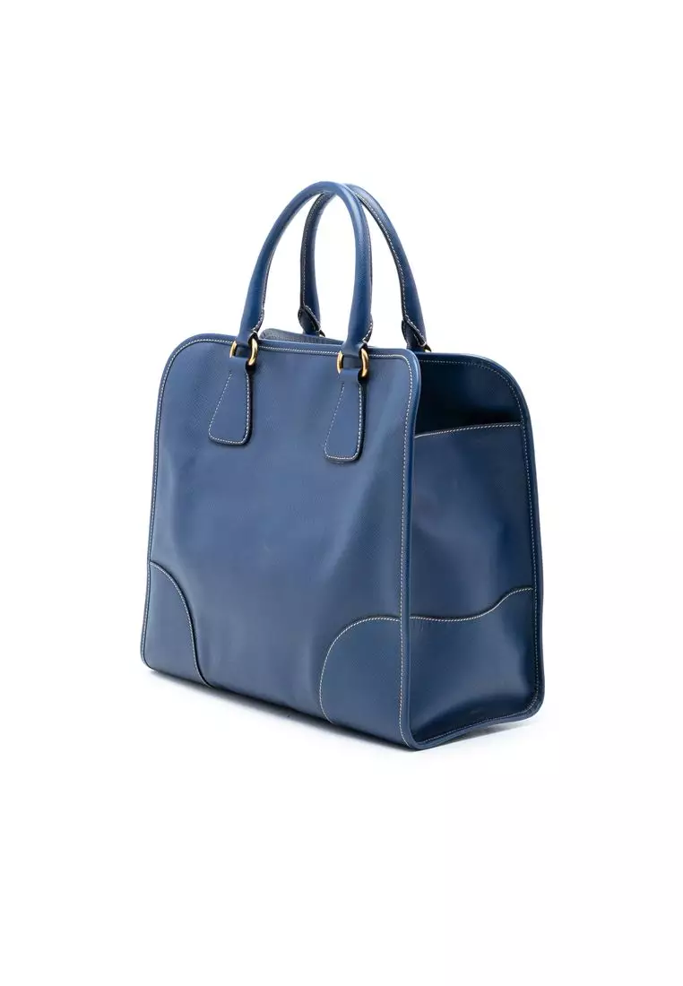 Pre-Loved Prada Saffiano Lux Shopping Tote