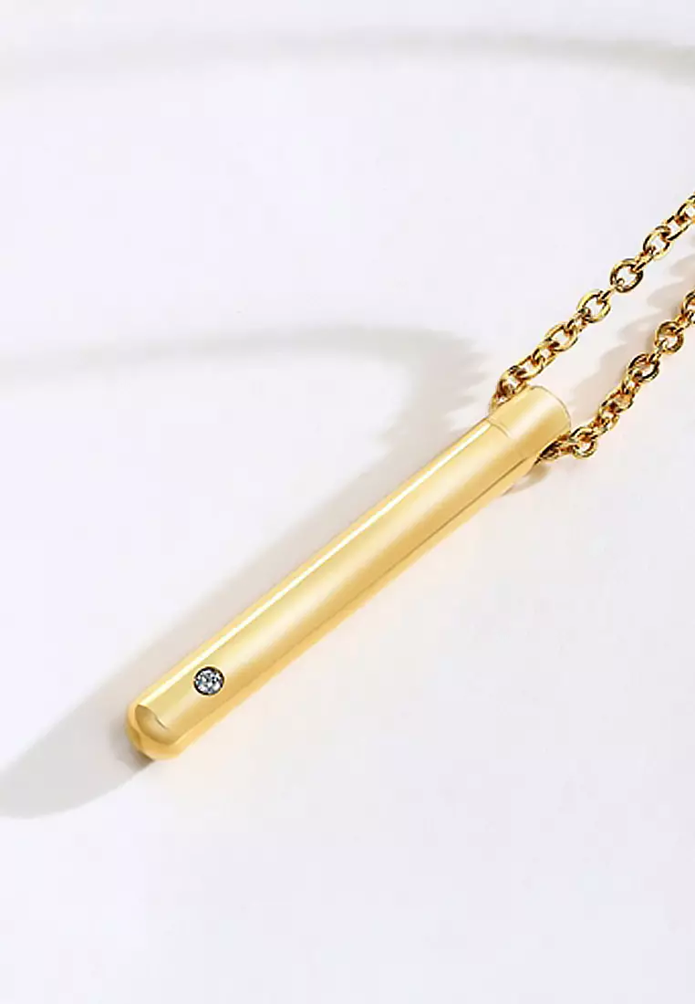 Precious寵物骨灰吊墜項鍊（金色）