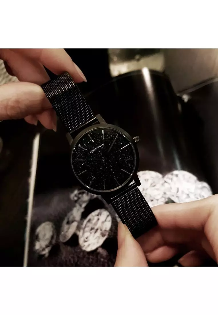 Buy Aries Gold ARIES GOLD COSMO BLACK STAINLESS STEEL L 1024 BK BK