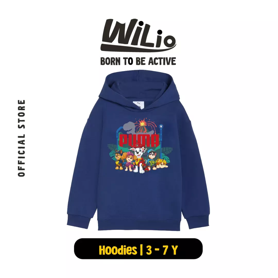 PUMA X PAW PATROL Graphic Print Hooded 63493649 - Hoodie Anak (Biru)