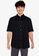 Only & Sons black Neo Short Sleeves Tencel Relaxed Shirt 4BA51AA22707C0GS_1