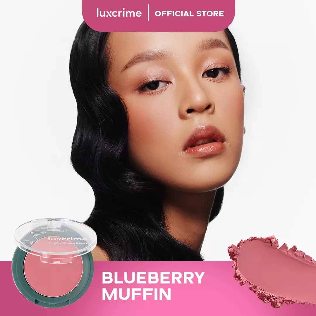 Luxcrime Flushy-Cheek Blush Blueberry Muffin