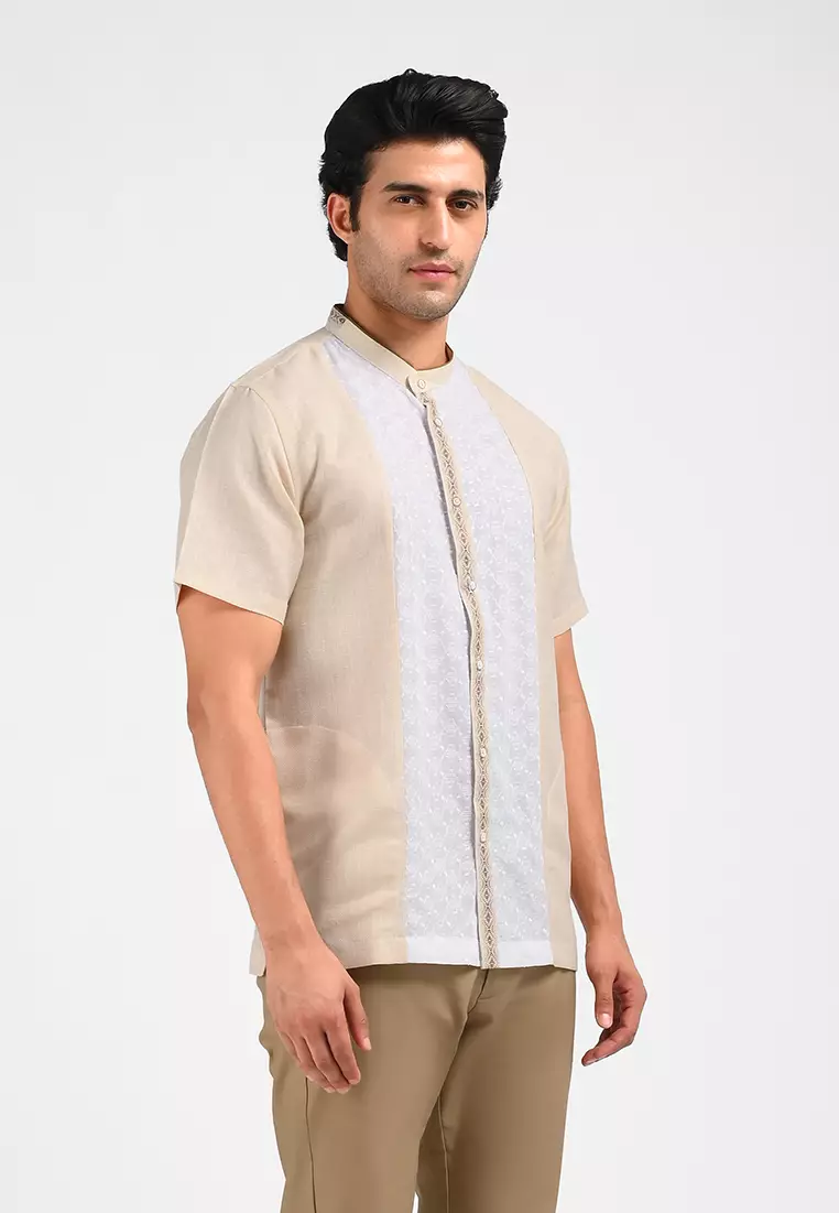 MOC Kemeja Koko Lengan Pendek Pria EDDARD-KHAKI