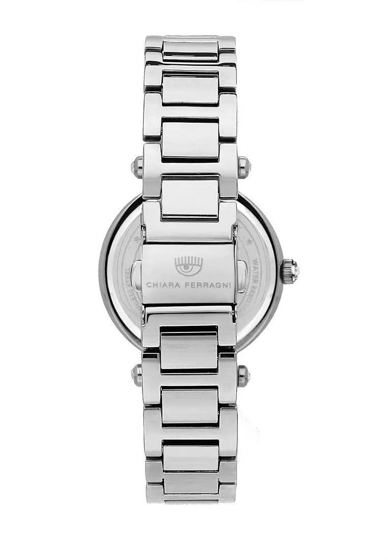 【2 Years Warranty】 Chiara Ferragni Lady Like 34mm Black Dial Women's Quartz Watch R1953103506