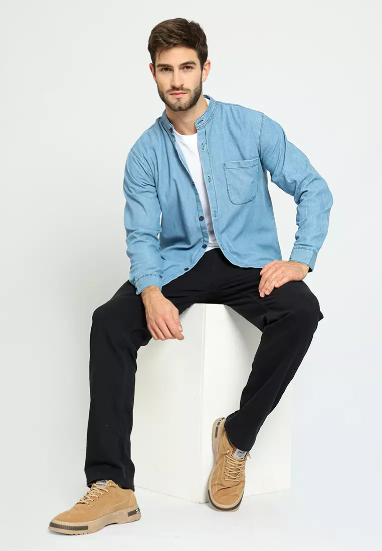 Celana Chinos Glorius Hitam 112401