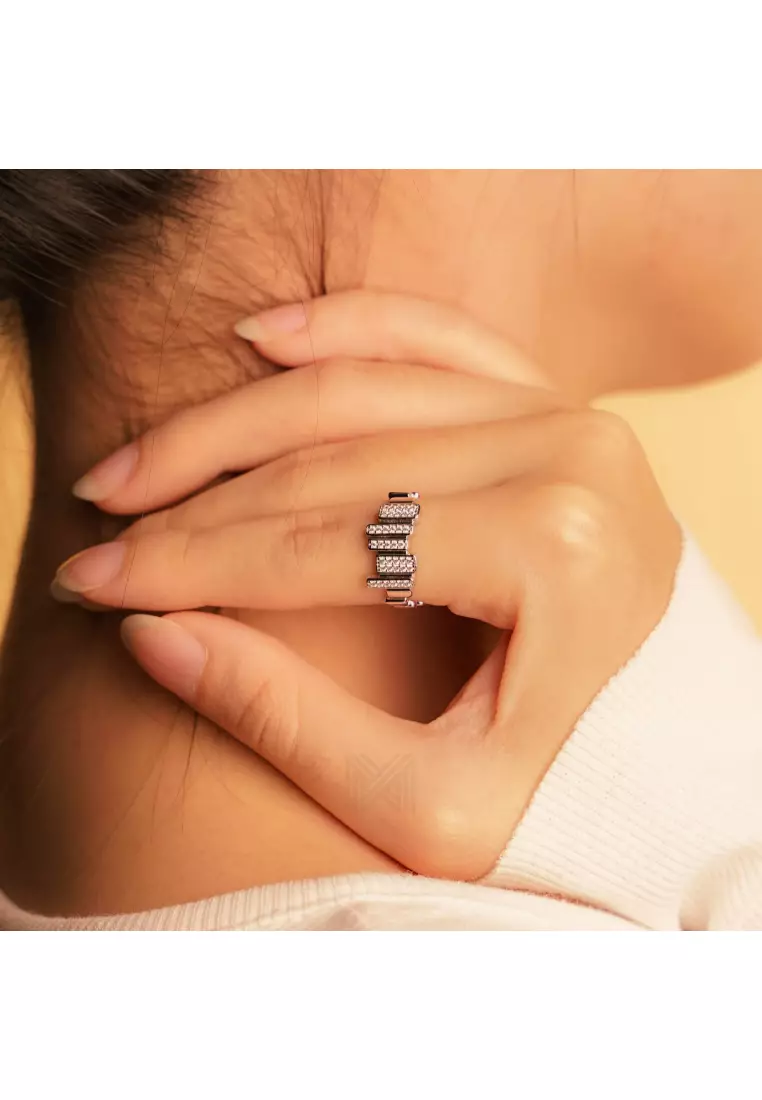 Cz in white gold cheap