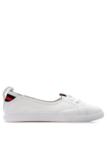 Twenty Eight Shoes white Smart Causal Leather Sneakers RX8123 96A08SH3838AA0GS_1