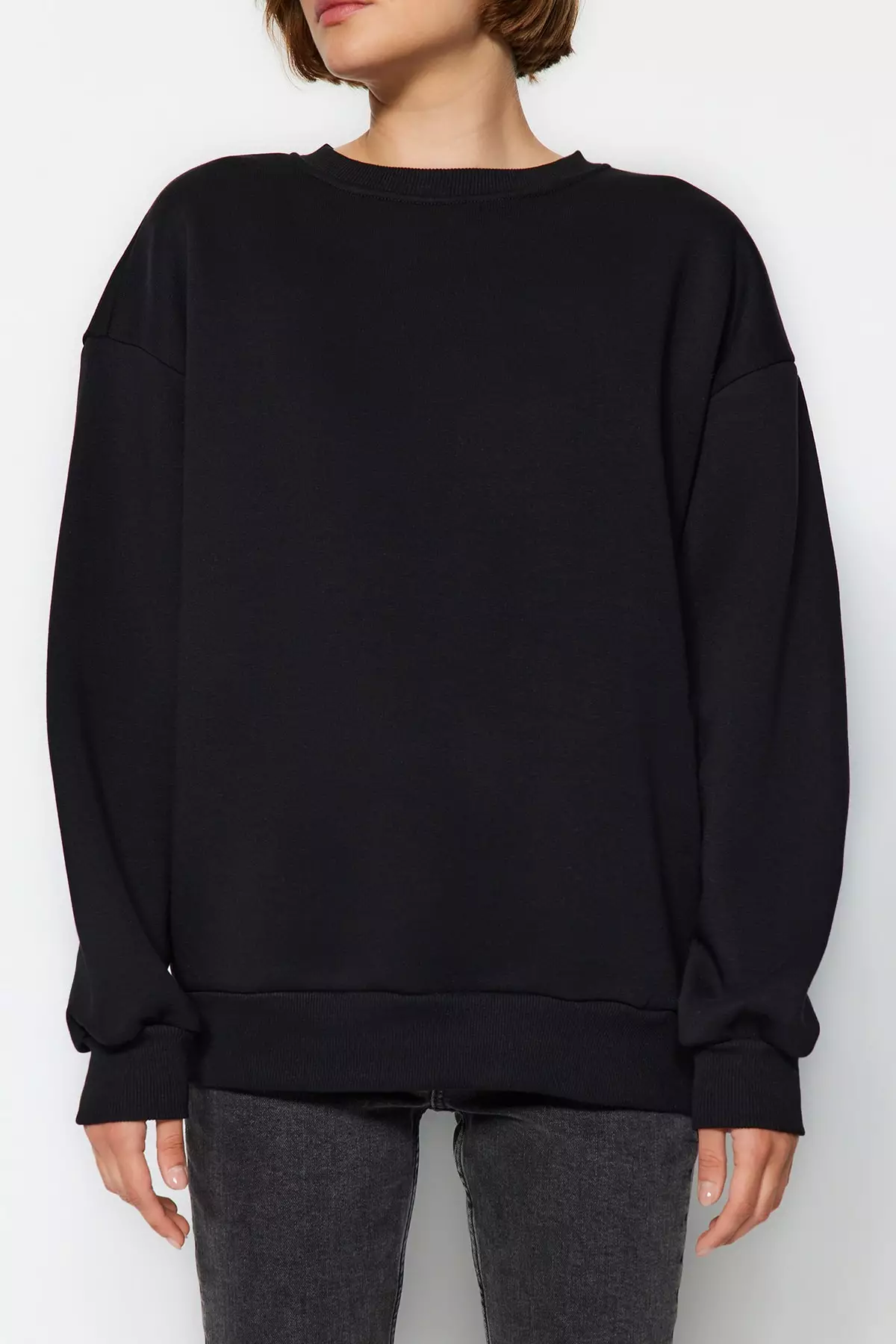 Oversized Fleece Inner Sweatshirt
