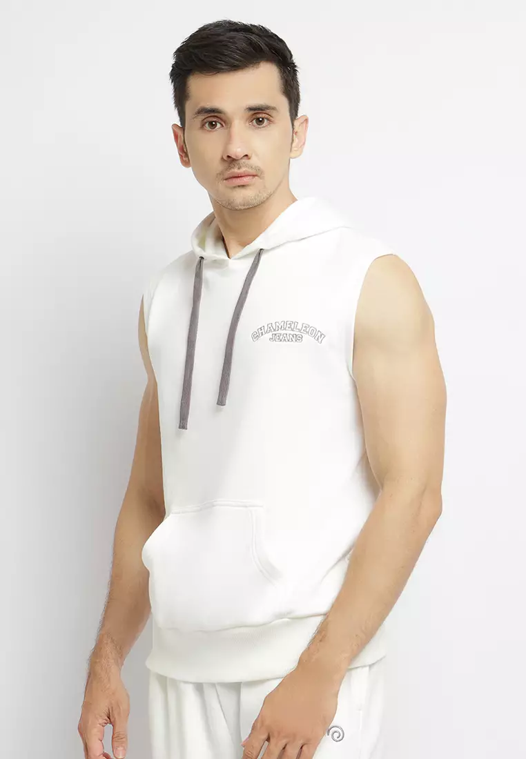 Chameleon Jaket Hoodie No Sleeve