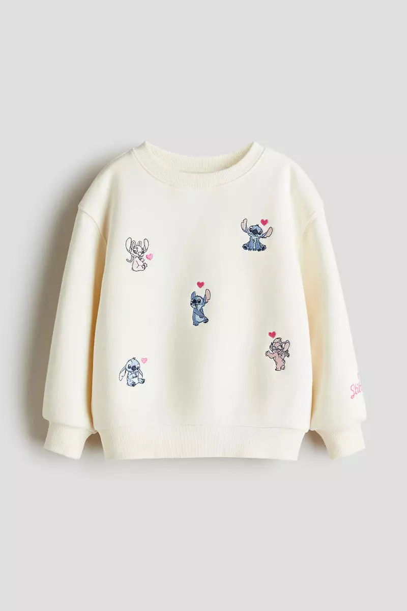 Motif-detail sweatshirt