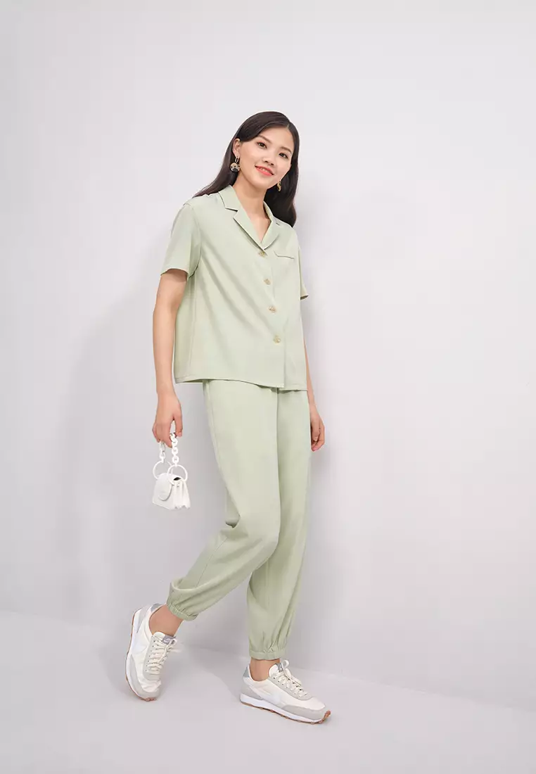 Elastic Waist Jogger Pants