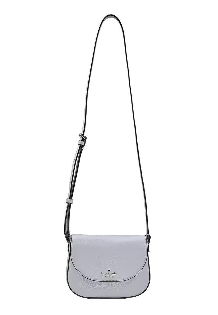 Leila Mini Flap Crossbody Quill Grey