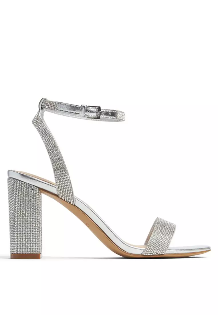 Discount on ALDO  shoes - SKU: Rhiannon Embellished Ankle Strap Heels