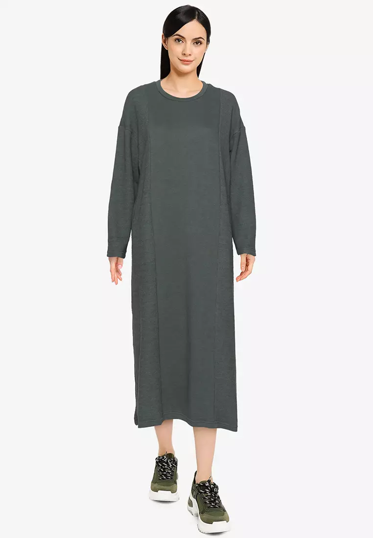 Buy niko and Mixed Material Dress 2023 Online ZALORA Philippines