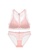 W.Excellence pink Premium Pink Lace Lingerie Set (Bra and Underwear) 61EF6US90FA40AGS_1