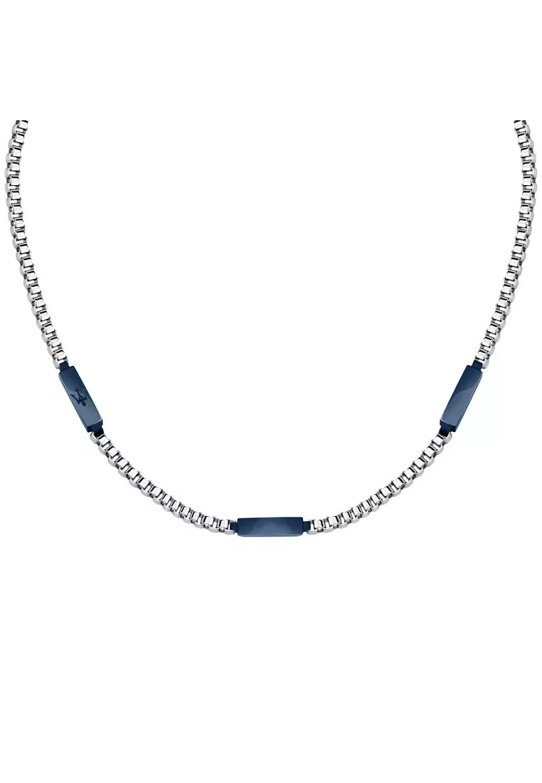 Maserati Jewels 500mm Men's Stainless Steel Necklace JM425AVD109 (Adjustable)