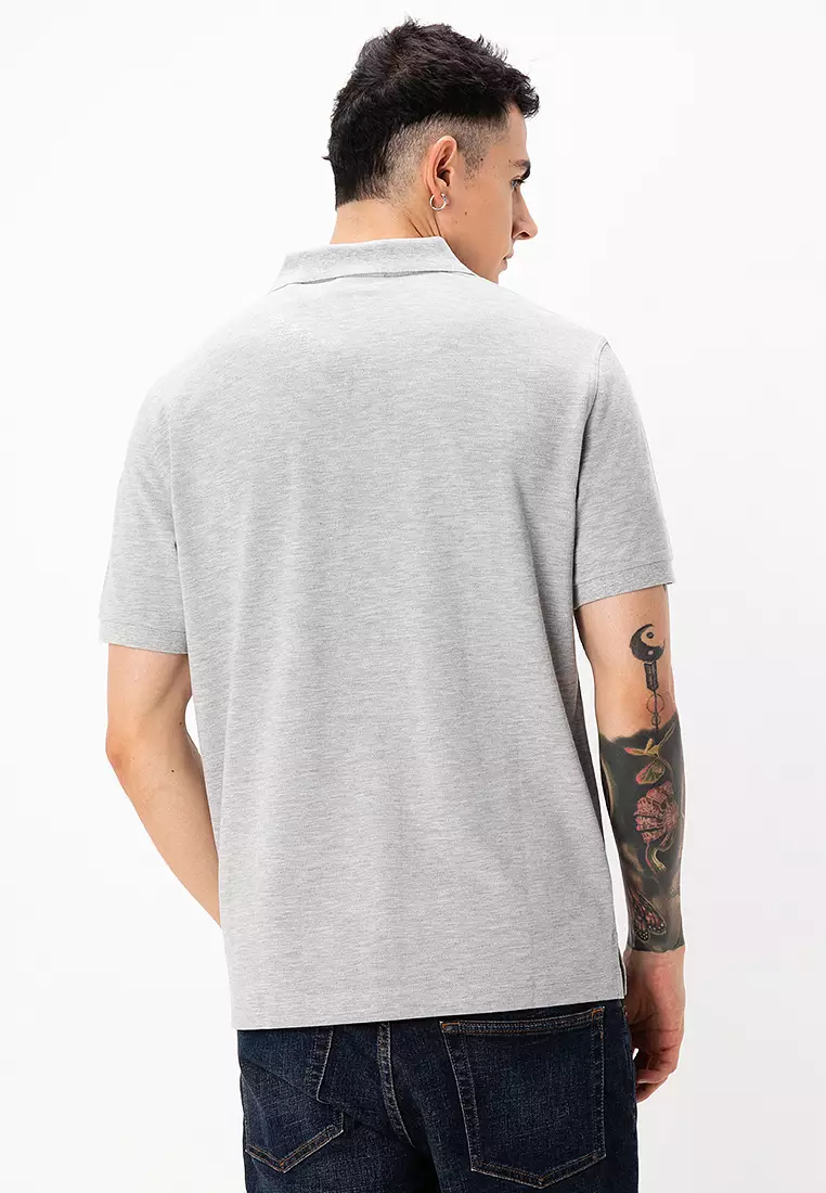 Regular Fit Shield Piqué Polo Shirt