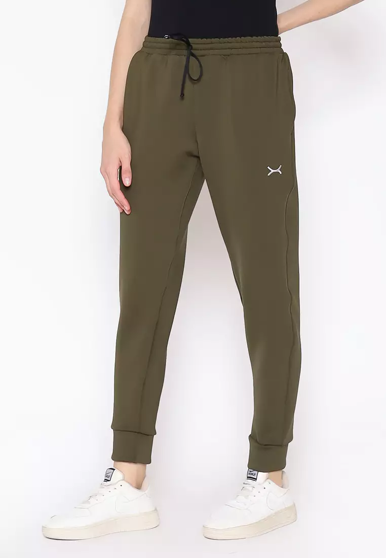 FLEXZONE Jogger Pants Women Hightrack 2.0 Series Olive