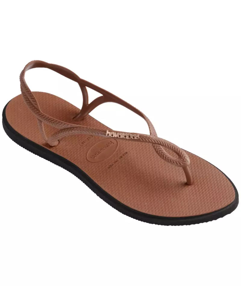 Havaianas 1696 Luna Point - Rust/Black - Sandal Wanita
