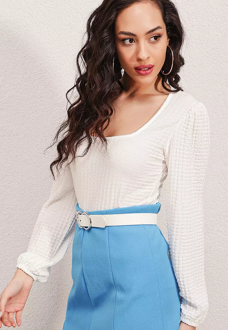 Buy Bigdart Long Sleeve Blouse 2025 Online ZALORA Philippines