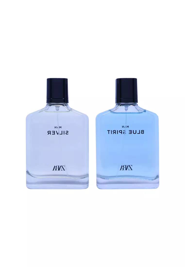 Zara Man Silver & Man Blue Spirit 2x100 ML - One Size