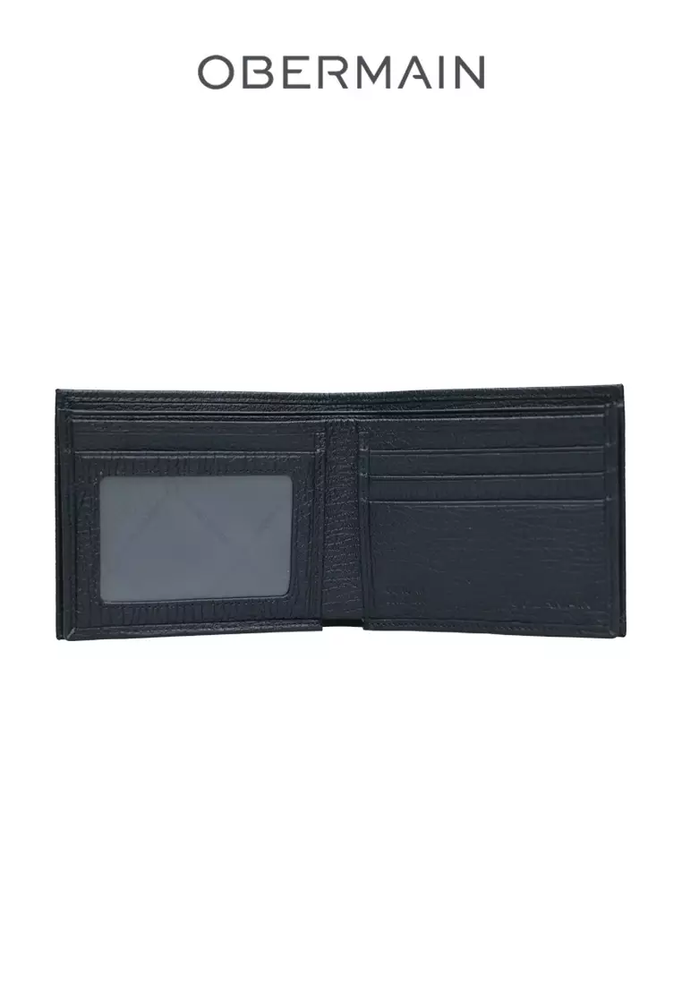 Men's Giftset RFID Wallet & 35MM Automatic Buckle Belt Free Cardholder Genuine Leather Black