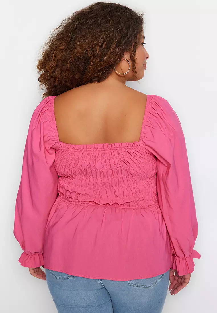 Plus size blouses clearance online