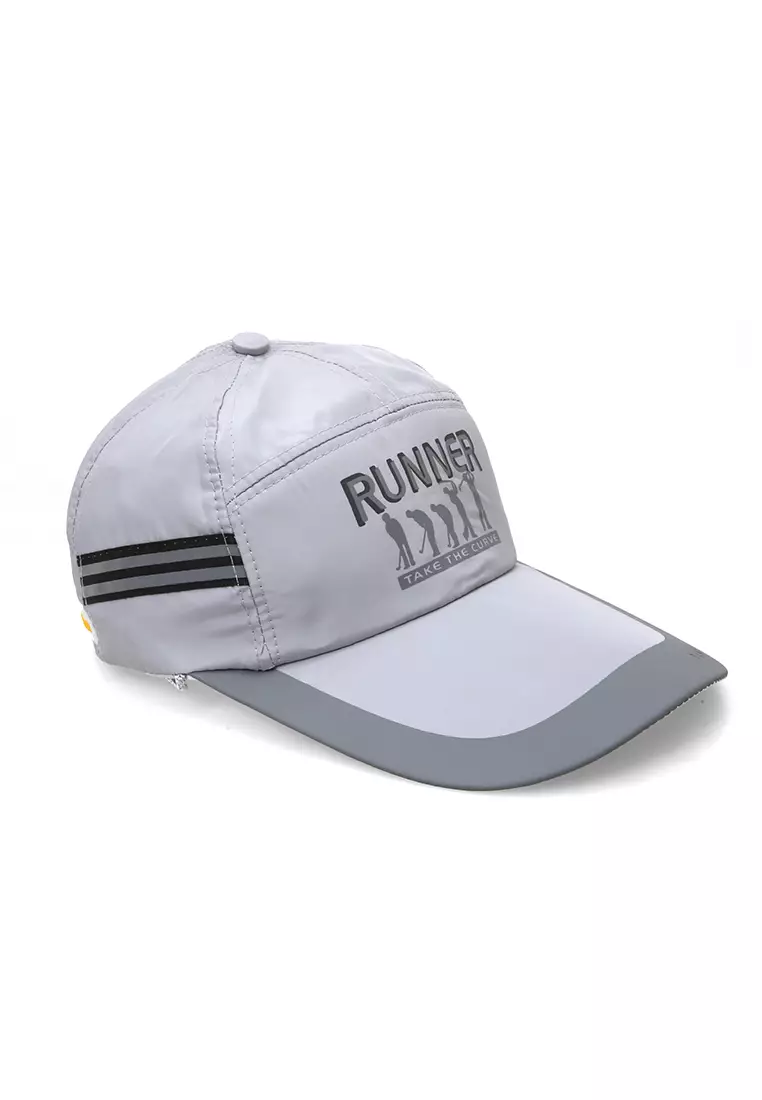 Jahari Topi Baseball Pria Wanita Resizable Strap Sporty Cap Material Polyester ORIGINAL - Gray