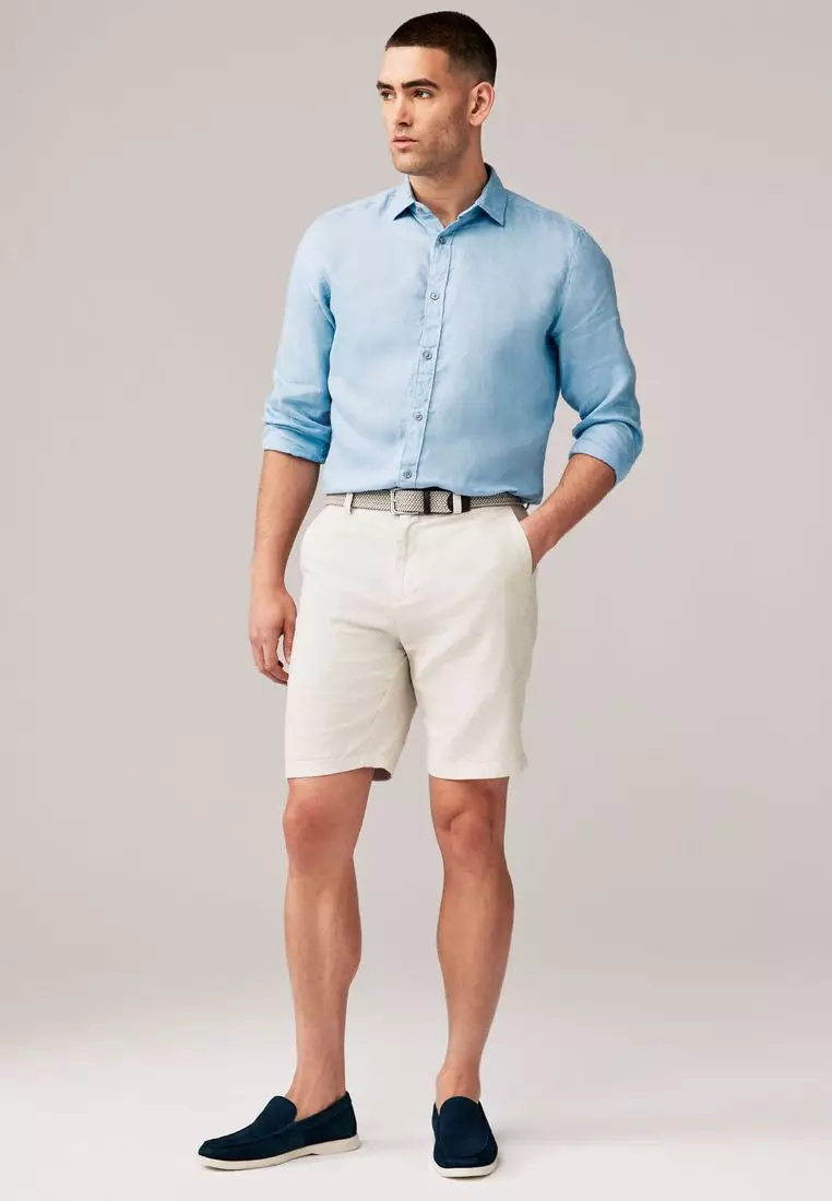 Linen shorts next best sale