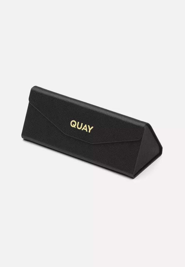 Embossed Tri Fold Case - Black Texture/Gold