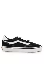 Suede/Canvas Blk/White