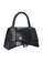 BALENCIAGA black Balenciaga women hourglass small handbag crocodile embossed in black AF767ACA009CD7GS_2