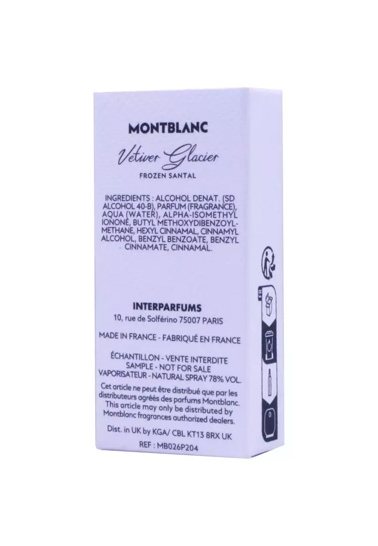 Montblanc Vetiver Glacier Man (Vial) 2 ML