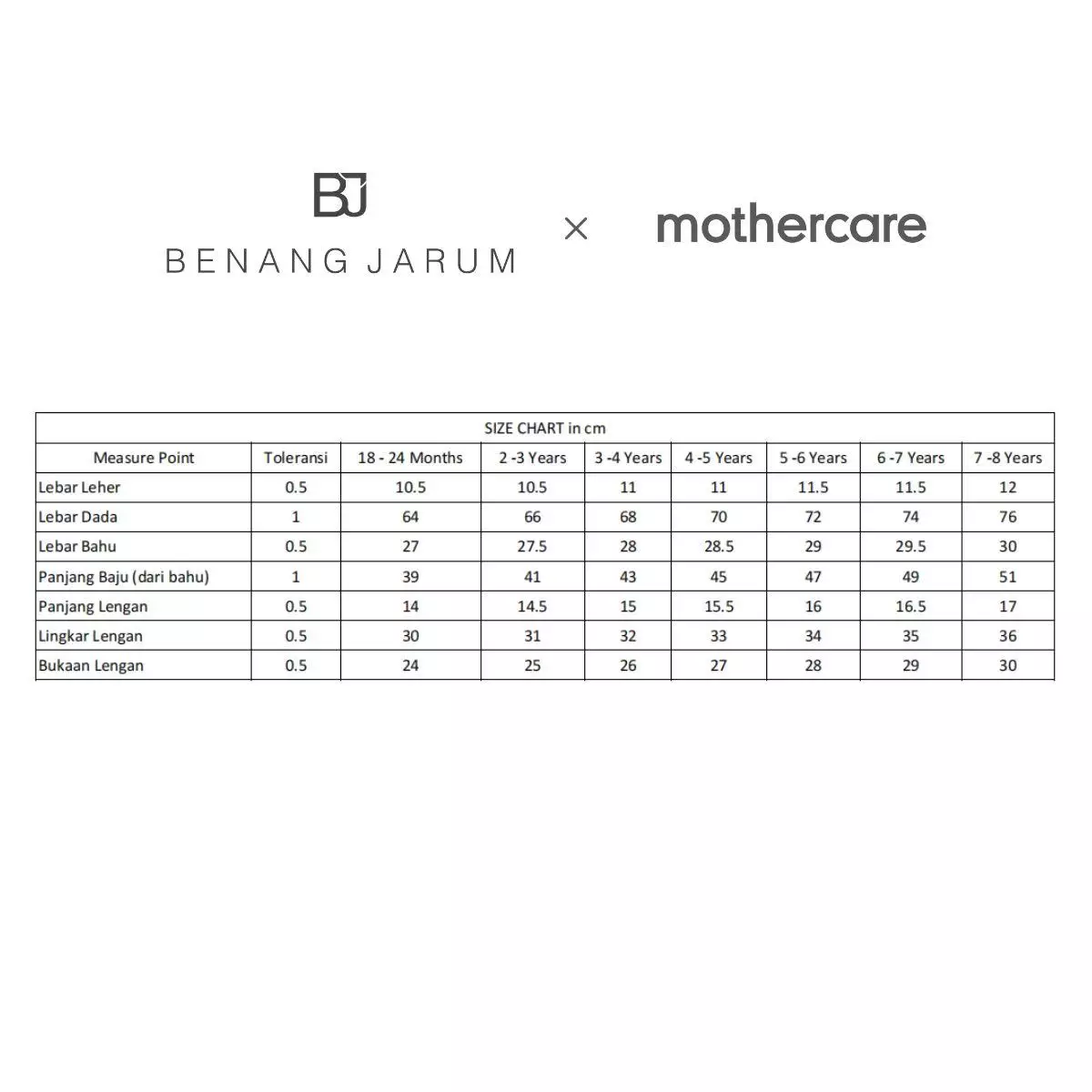 Mothercare x Benang Jarum Raya Collection Texture Top - Baju Lebaran Anak Laki-laki