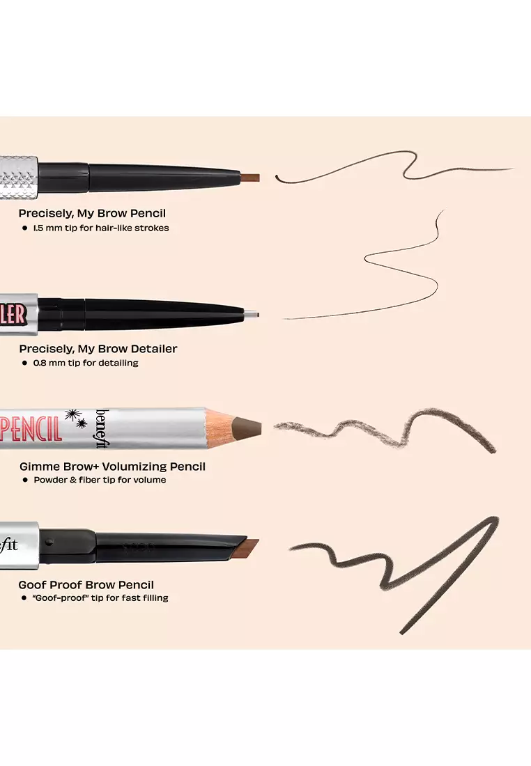 Benefit Precisely, My Brow Ultra-fine Brow-defining Eyebrow Pencil #4 (Warm Deep Brown) 0.08g
