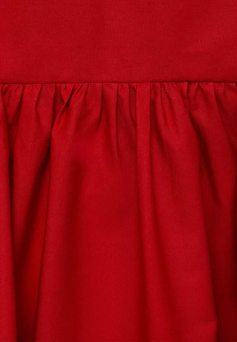 Halter Dress With Crossed Back