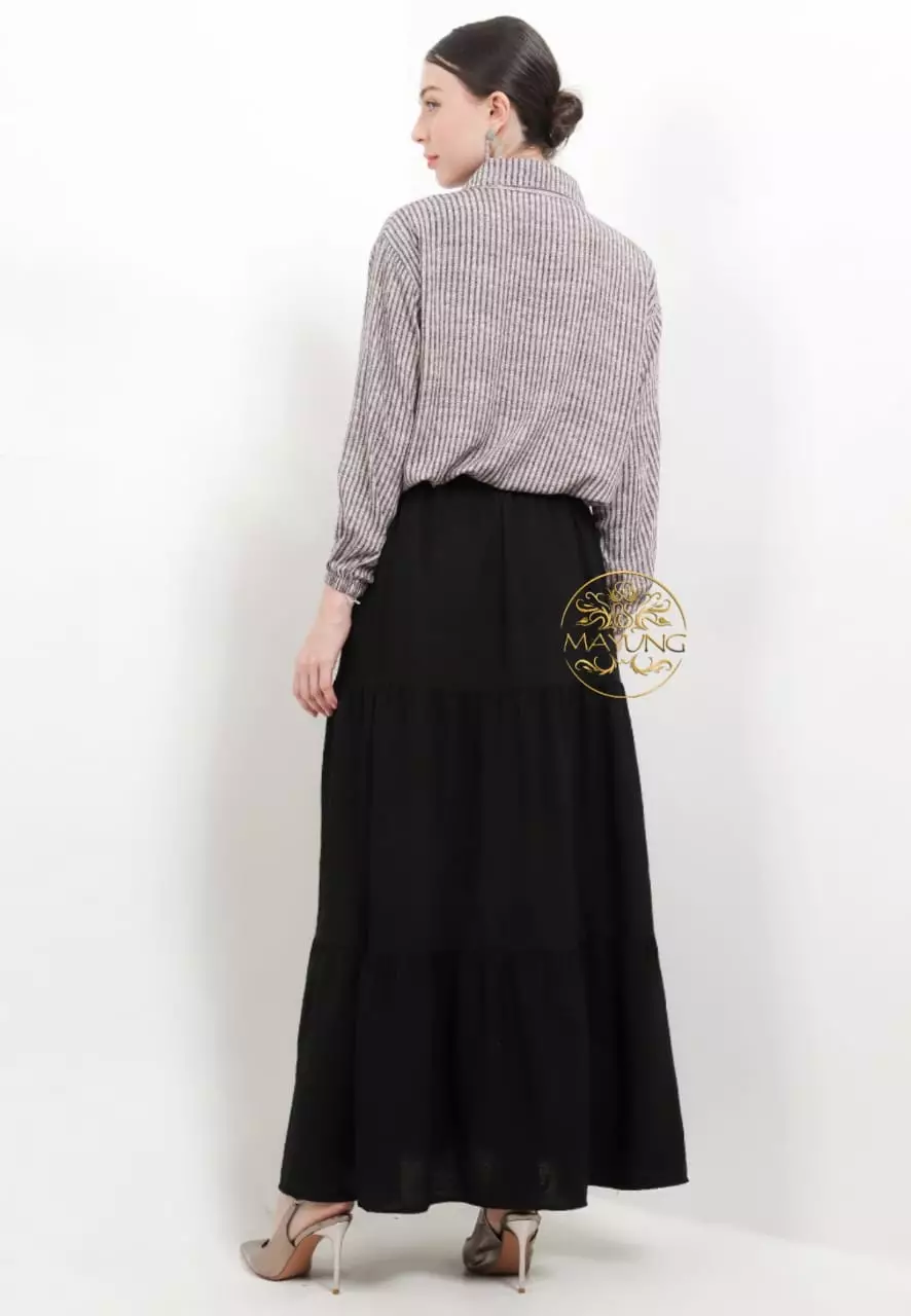 Sapala Hitam Setelan Rok Premium MYA
