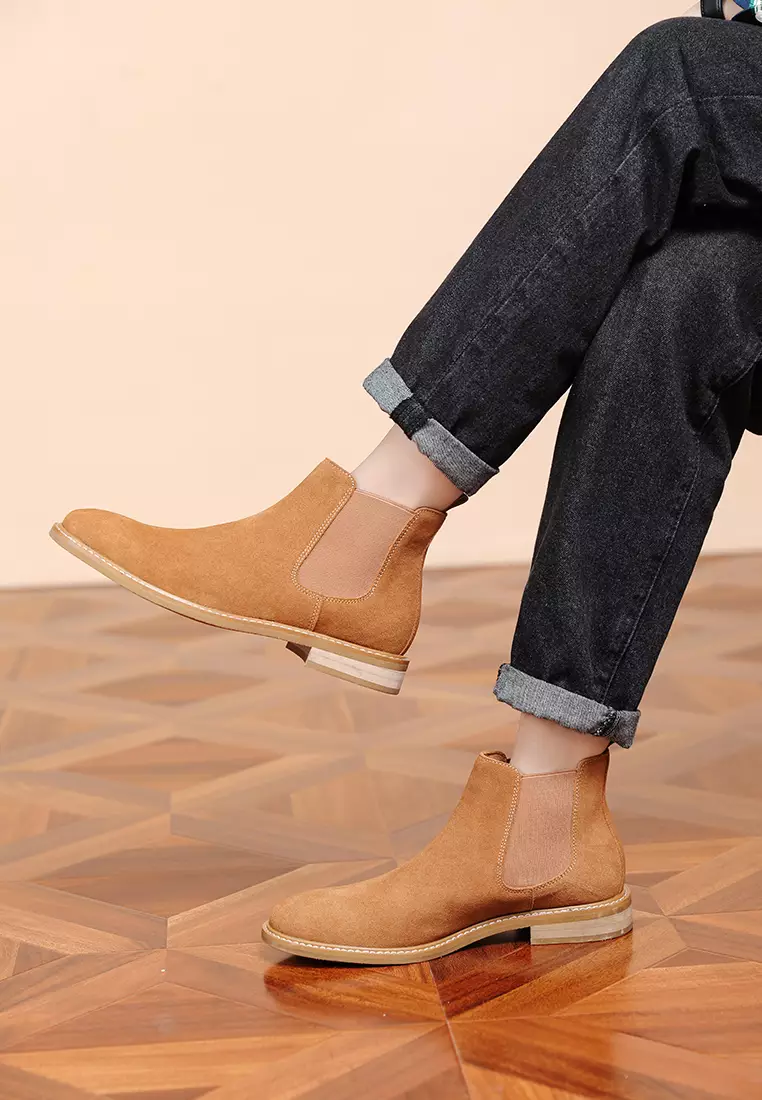 Cow Suede Chelsea Boot MK6001-2