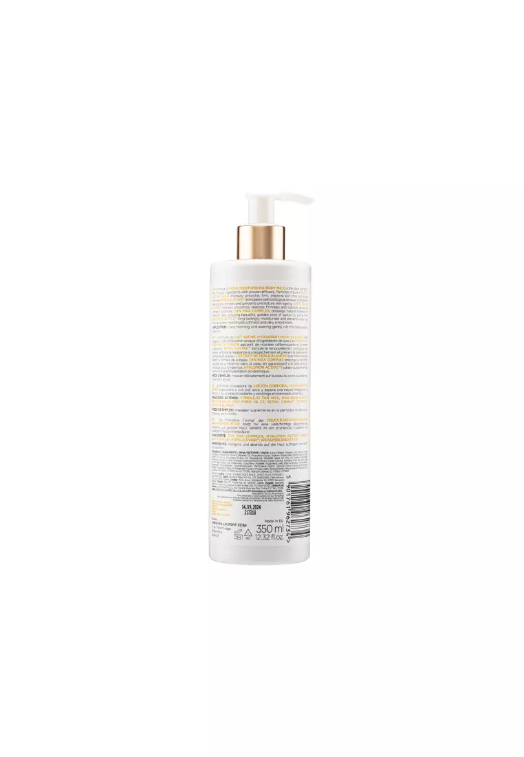Christian Laurent Satin Moisturizing Body Milk with Golden Dust 350ml
