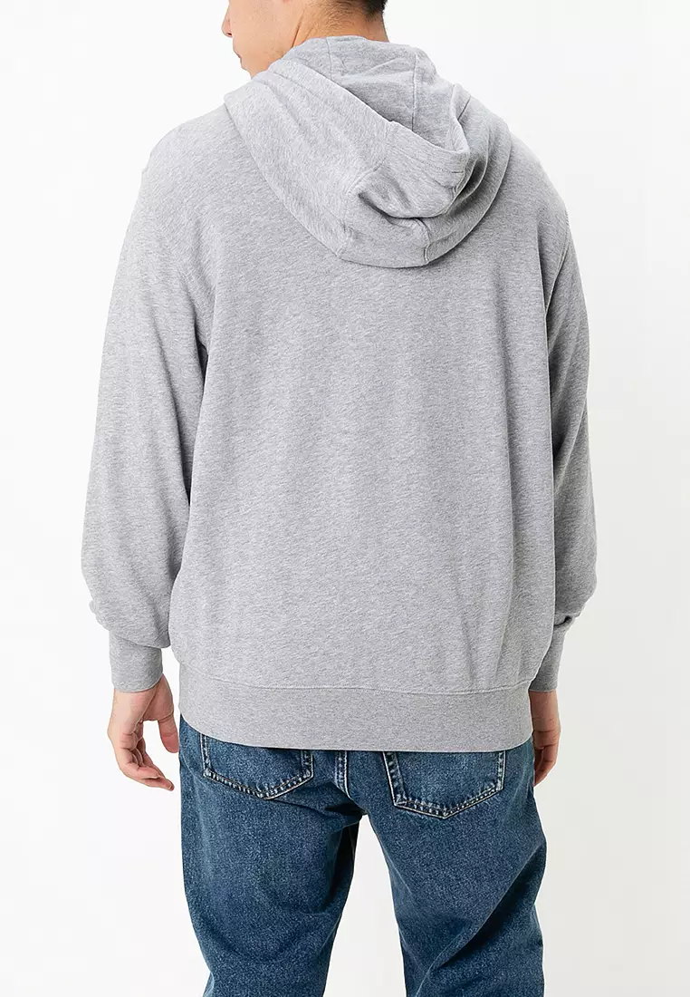 Buy Tommy Hilfiger Logo Badge Relaxed Zip Thru Hoodie Tommy